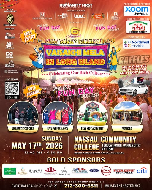 🔥 NY’s BIGGEST Vaisakhi Mela X Indian Street Fair is back! 🌸🎶