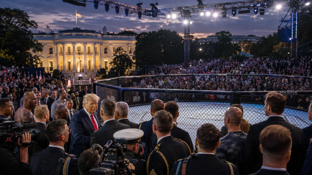 Trump marks birthday with Iran deal, UFC