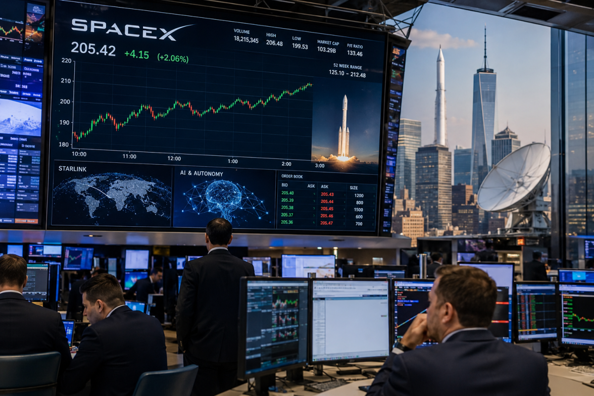 SpaceX shares slide as IPO Euphoria begins cooling