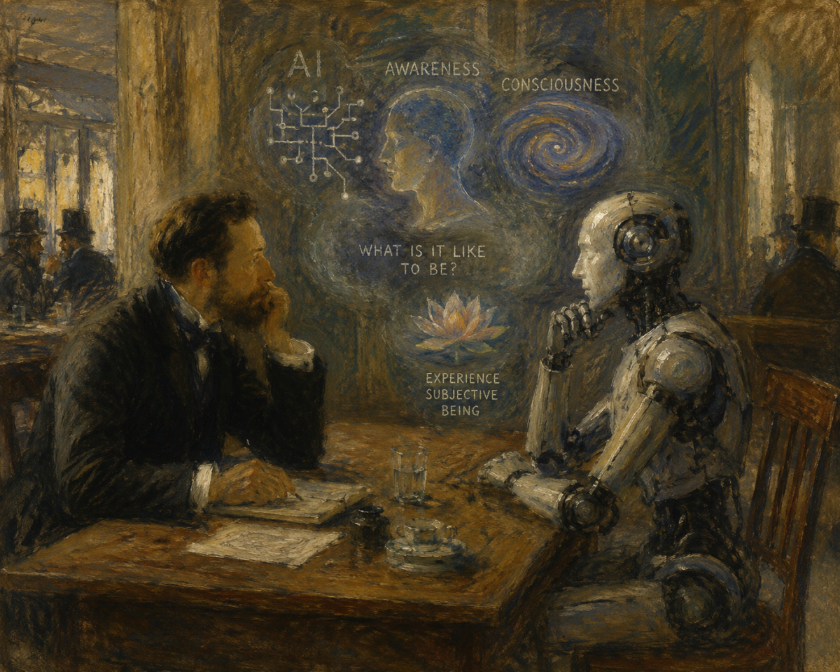 Does Artificial Intelligence experience being Conscious or Consciousness ? The difference matters
