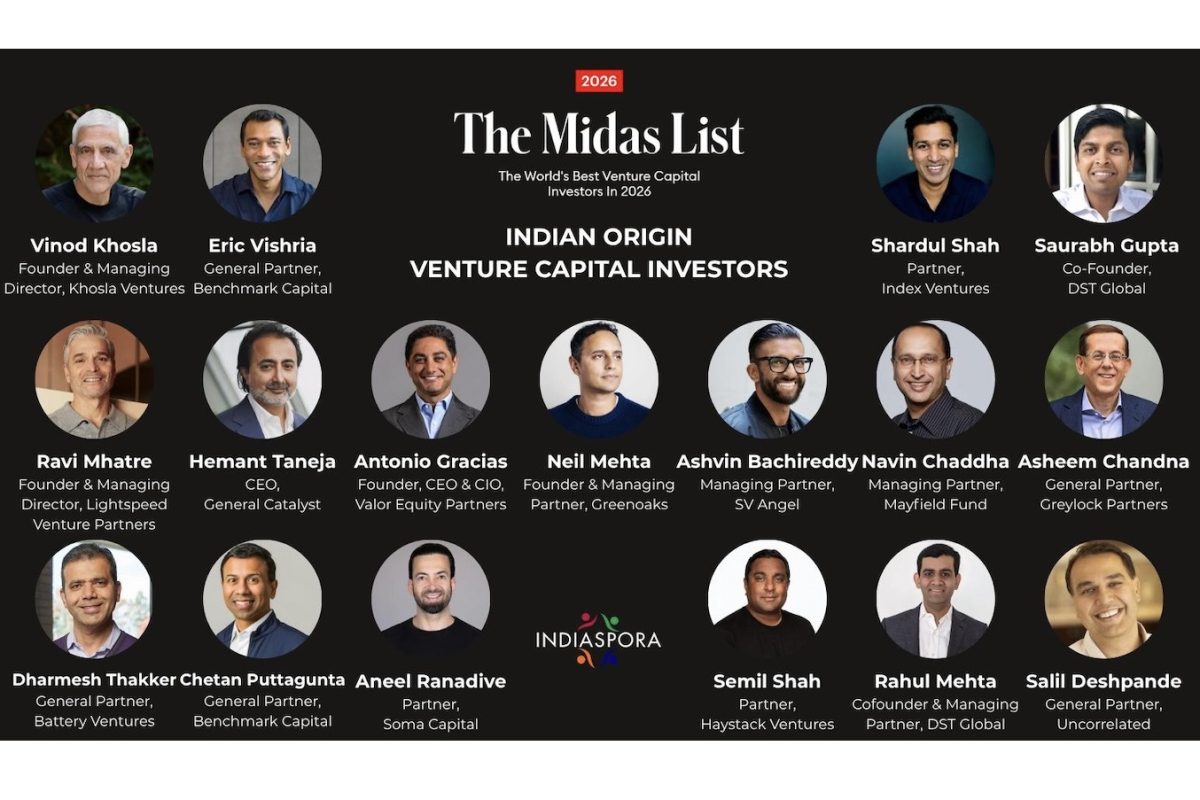 Vinod Khosla tops 2026 Forbes Midas List with 17 Indian Americans