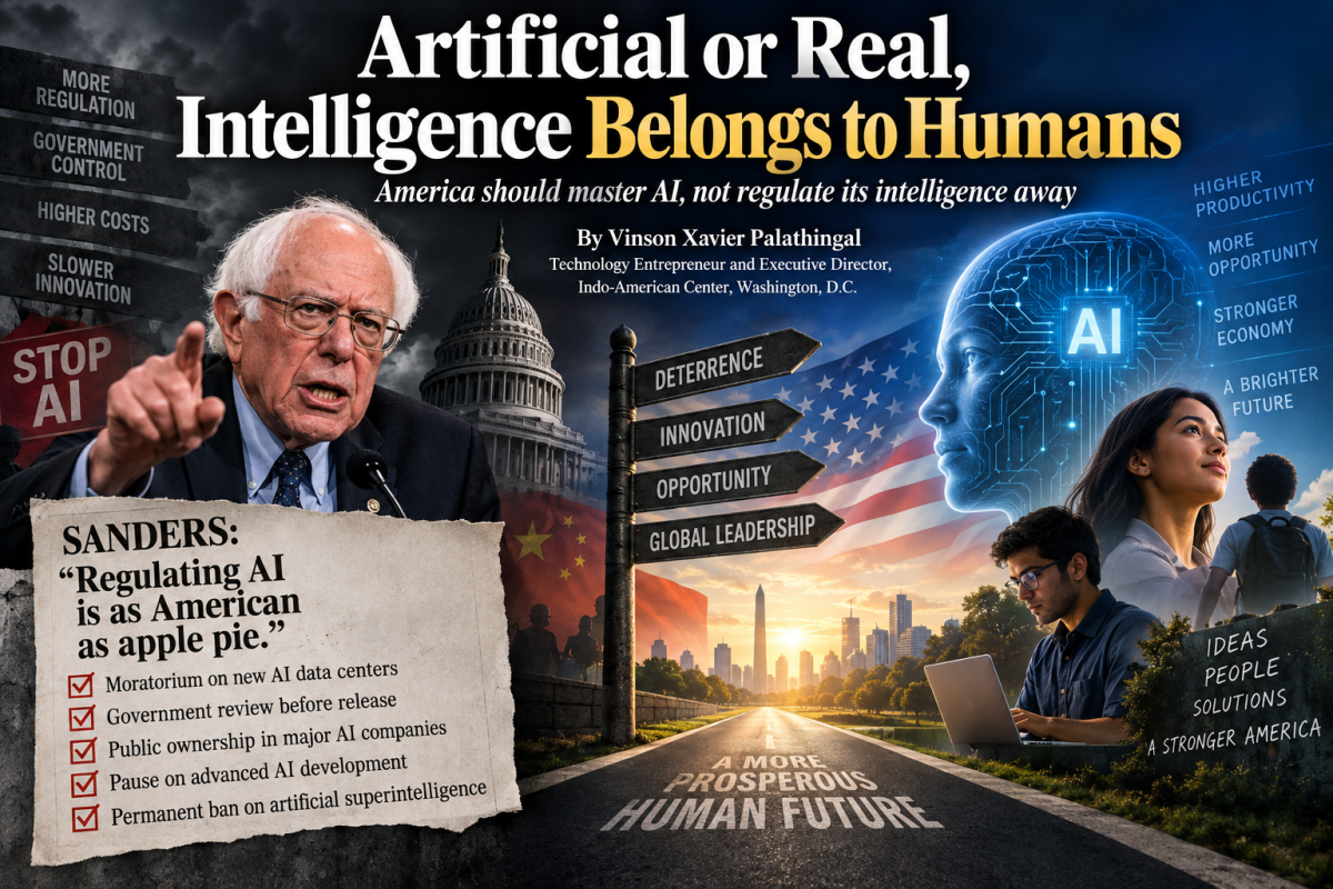 Artificial or real, intelligence belongs to humans